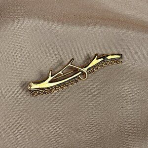 Vintage 1950's 12 Karat Yellow Gold Filled by Elco 2" Branch Design Brooch B13